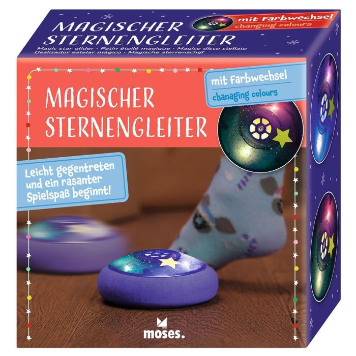 zwevende voetbal sterren met licht
