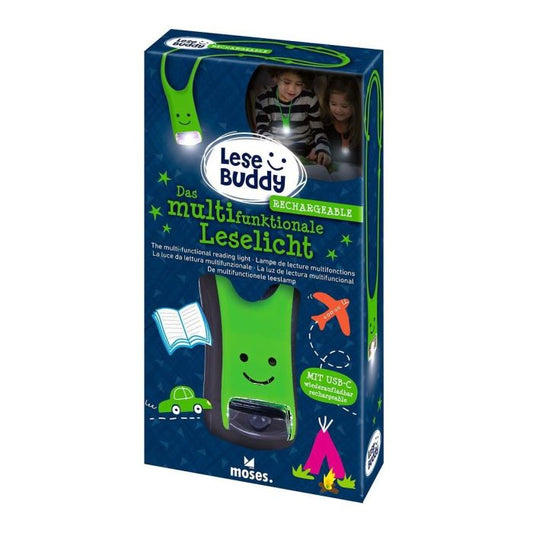 Kinder leeslampje verstelbaar USB groen