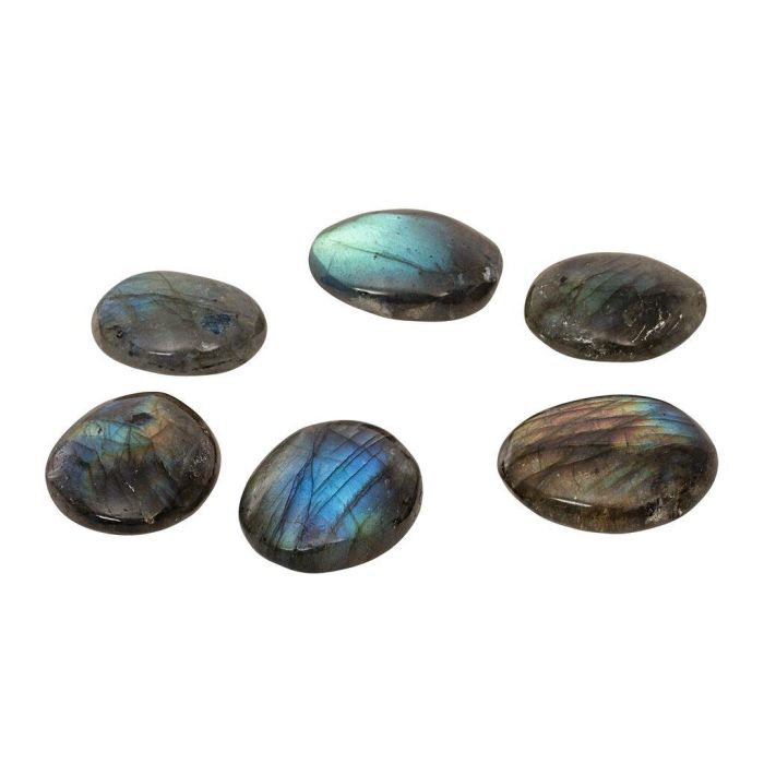 Moses Uithak maan met labradoriet steen