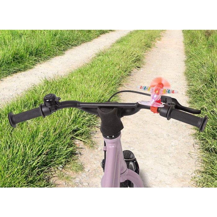 Fiets vliegtuig met verlichting