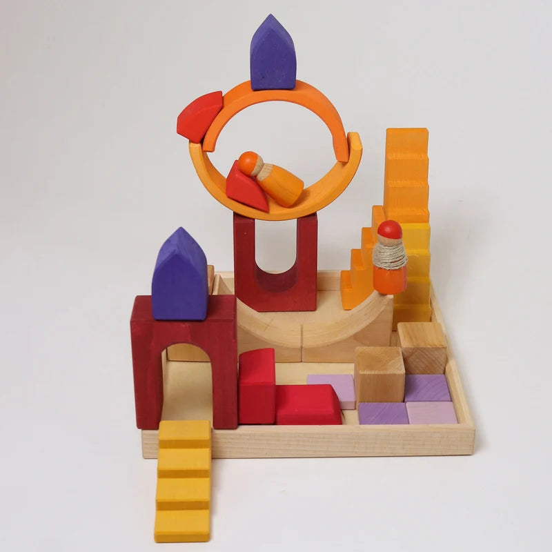 Grimm's Houten blokkendoos Building World Desert Sand (43114)