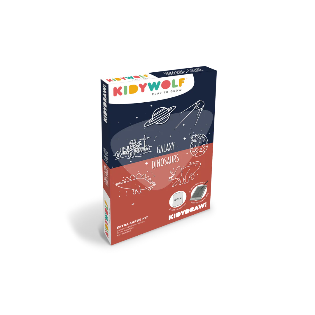 Kidywolf - REFIL voor KIDYDRAW-MINI Tekeningen ( extra kaarten)