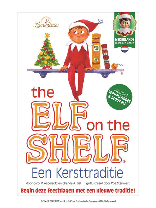 The Elf on the shelf | jongen | met boek Nederlands