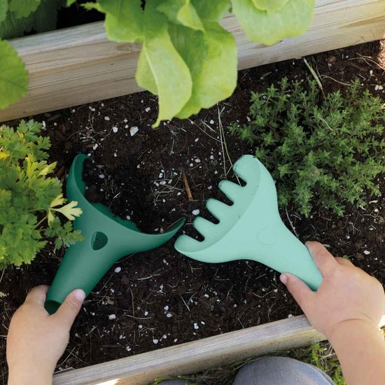 Quut strand/ tuin set garden green - 4-delig