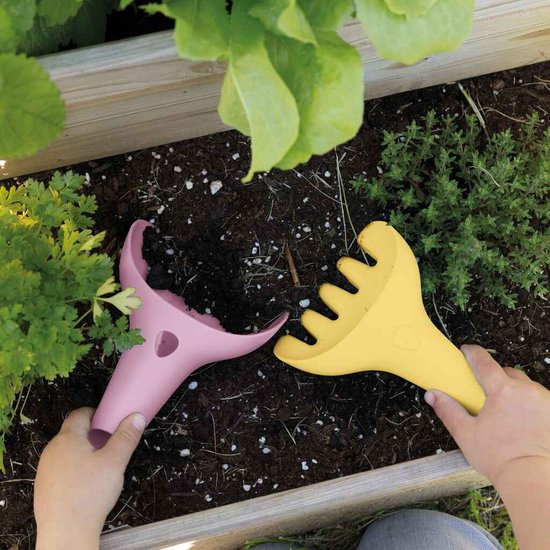 Quut strand/ tuin set Banana Pink - 4-delig