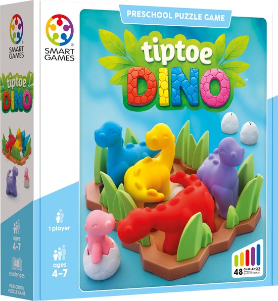 SmartGames Tiptoe Dino > 4-7 jaar