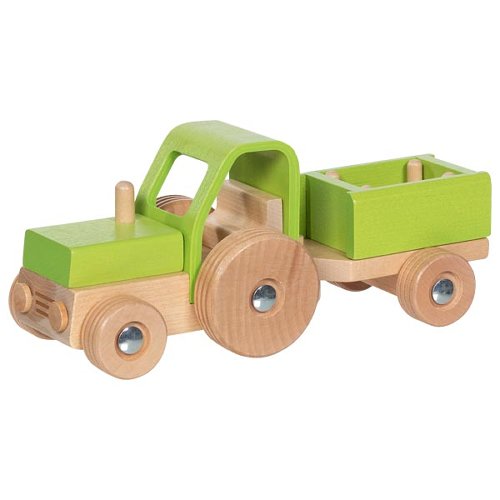 Goki Houten Tractor met aanhanger > 2 jaar