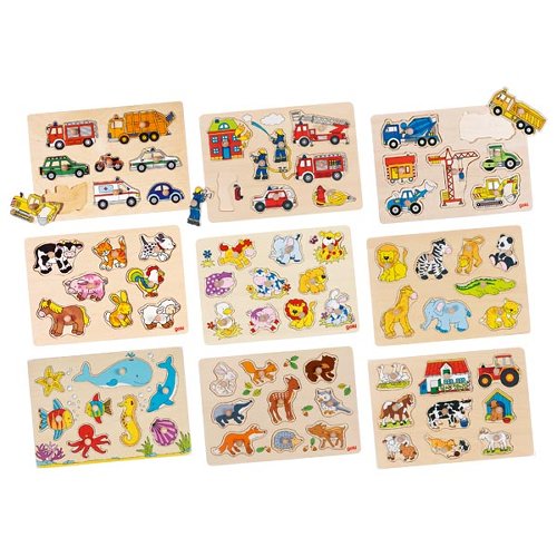 Goki Houten Insteekpuzzel > eerste puzzel