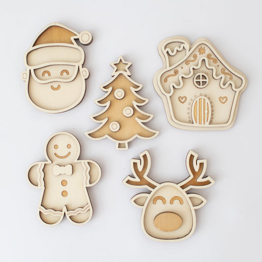 Studio de Rijk Speeltray miniset - Kerstmis (5 stuks)