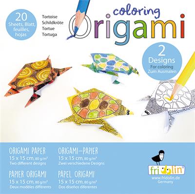 Coloring Origami - Schildpad> 6 jaar