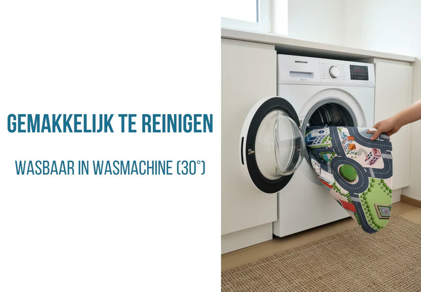 Mats & Joy Speelkleed - Thema City Auto (130x180cm) ALLEEN IN DE WINKEL