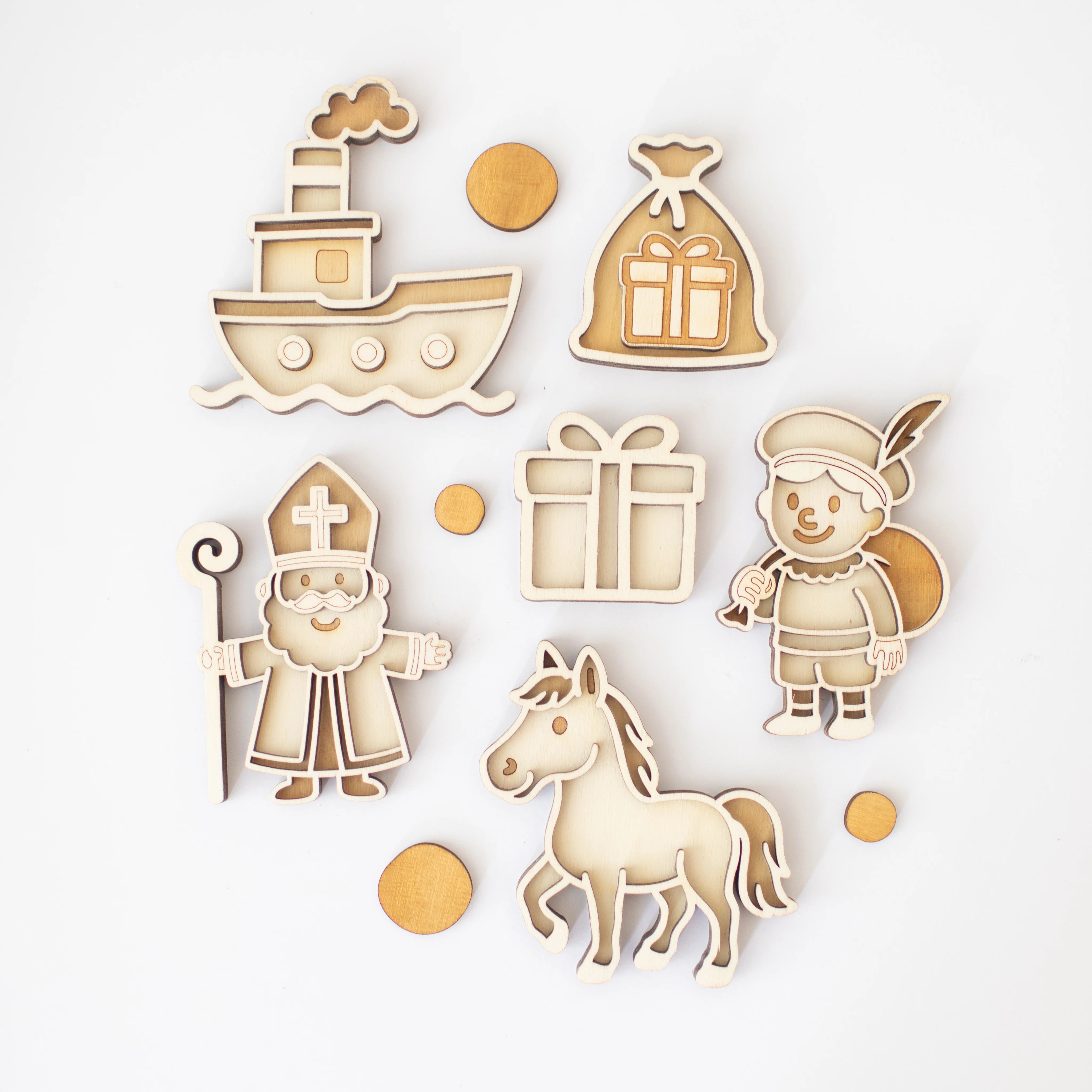Studio de Rijk Speeltray miniset - Sint & Piet