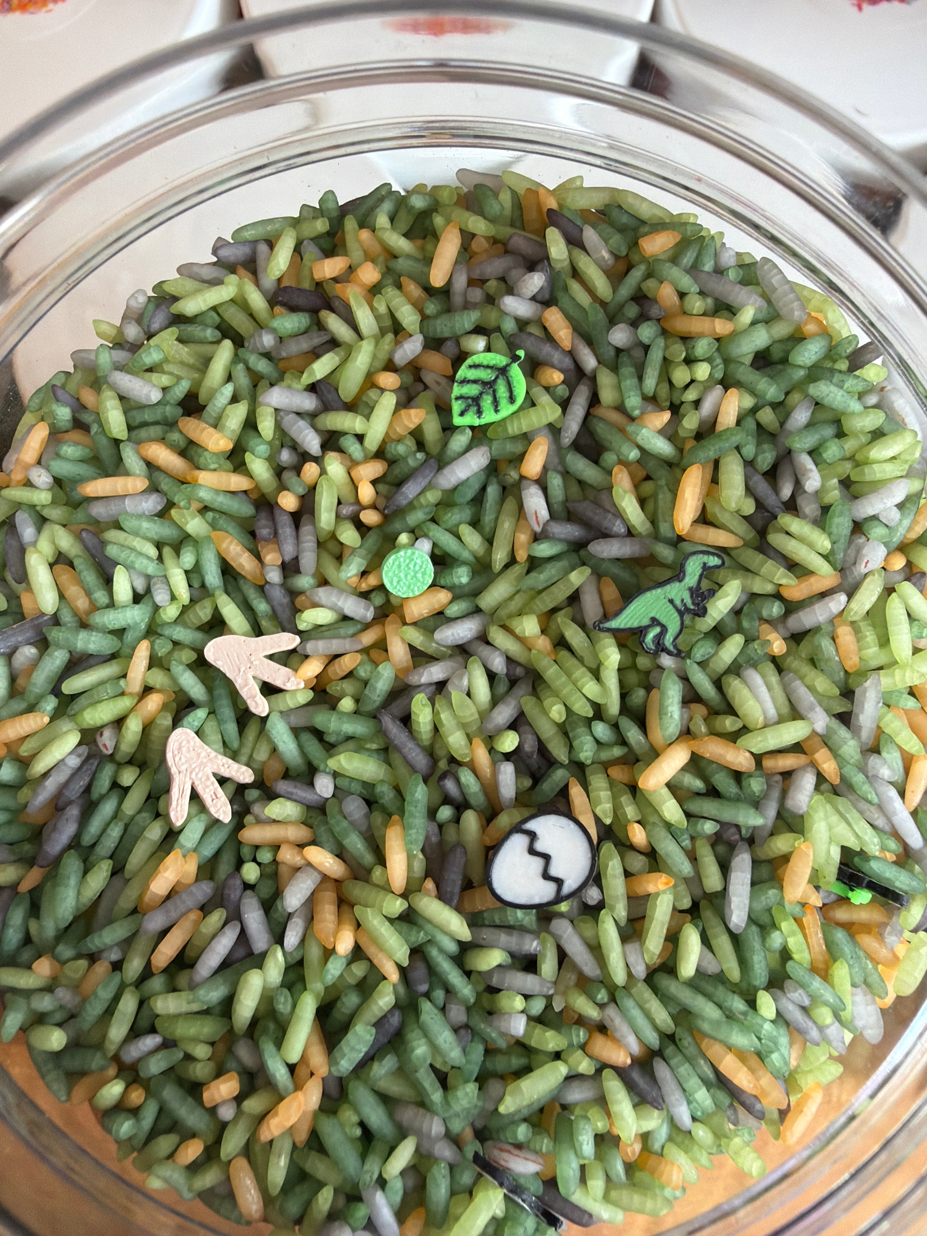 Grennn speelrijst Dino mix 750 gram