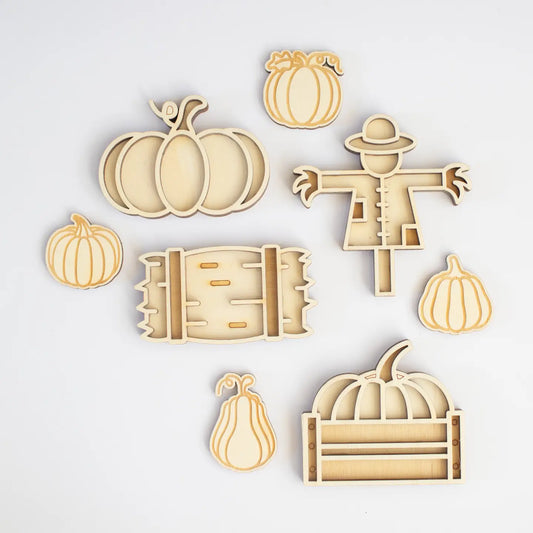 Studio de Rijk Speeltray miniset - Pompoenveldje