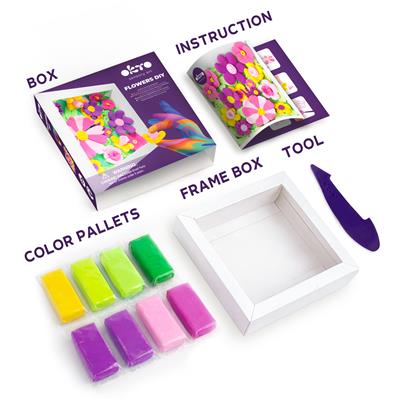 OKTO Clay Sensory Art Creative Kit - Bloementuin > 8 jaar