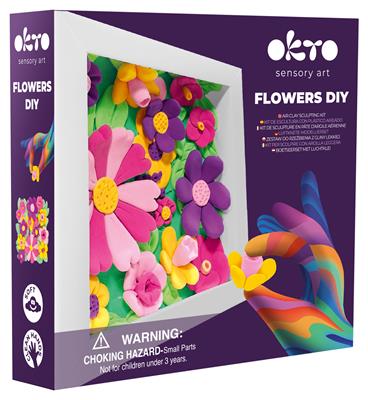 OKTO Clay Sensory Art Creative Kit - Bloementuin > 8 jaar