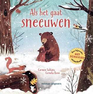 Als het gaat sneeuwen 1+ Kartonboek