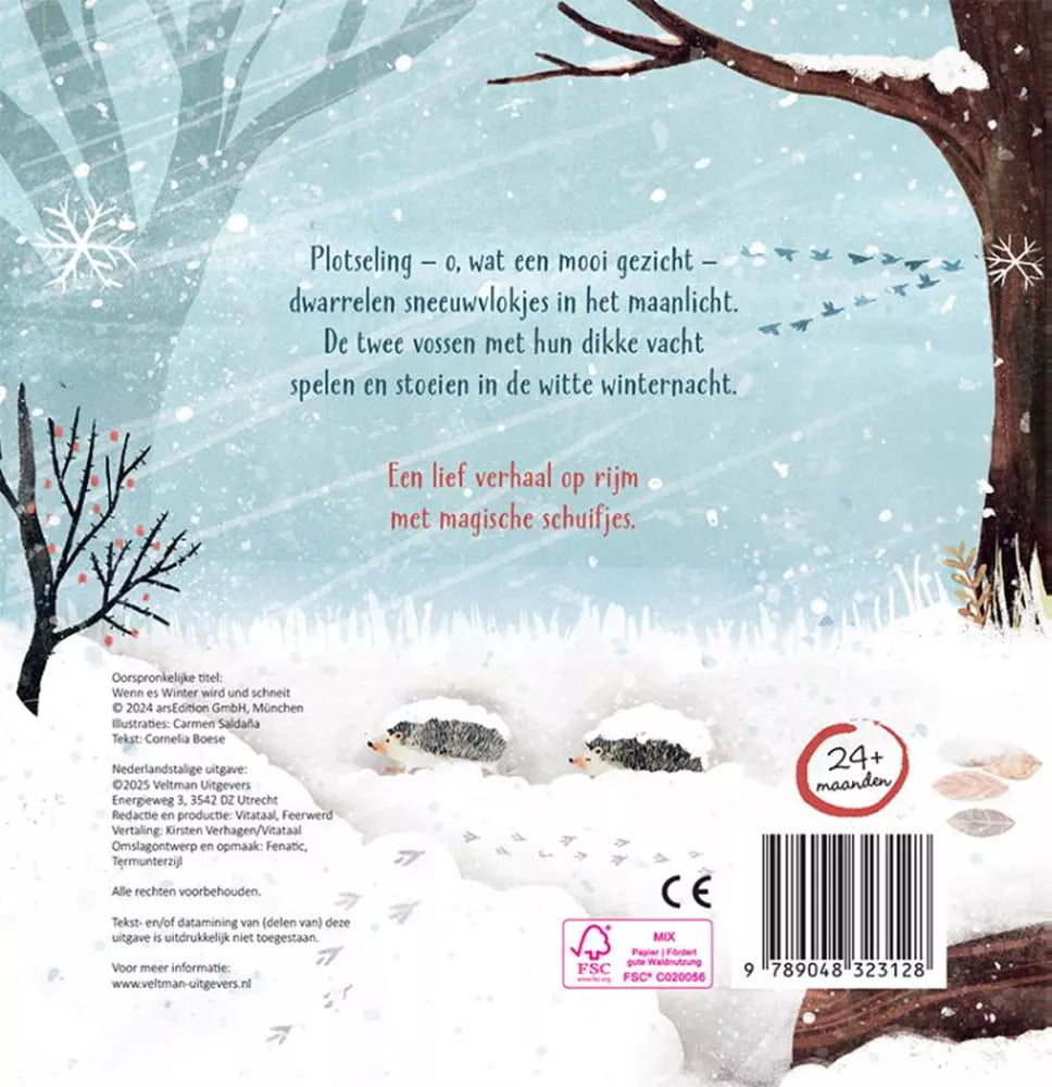 Als het gaat sneeuwen 1+ Kartonboek