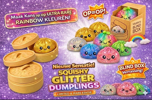 Squishy Dumpling Glitter 8.5cm