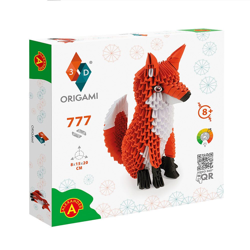 Origami 3D Fox - 777 pcs