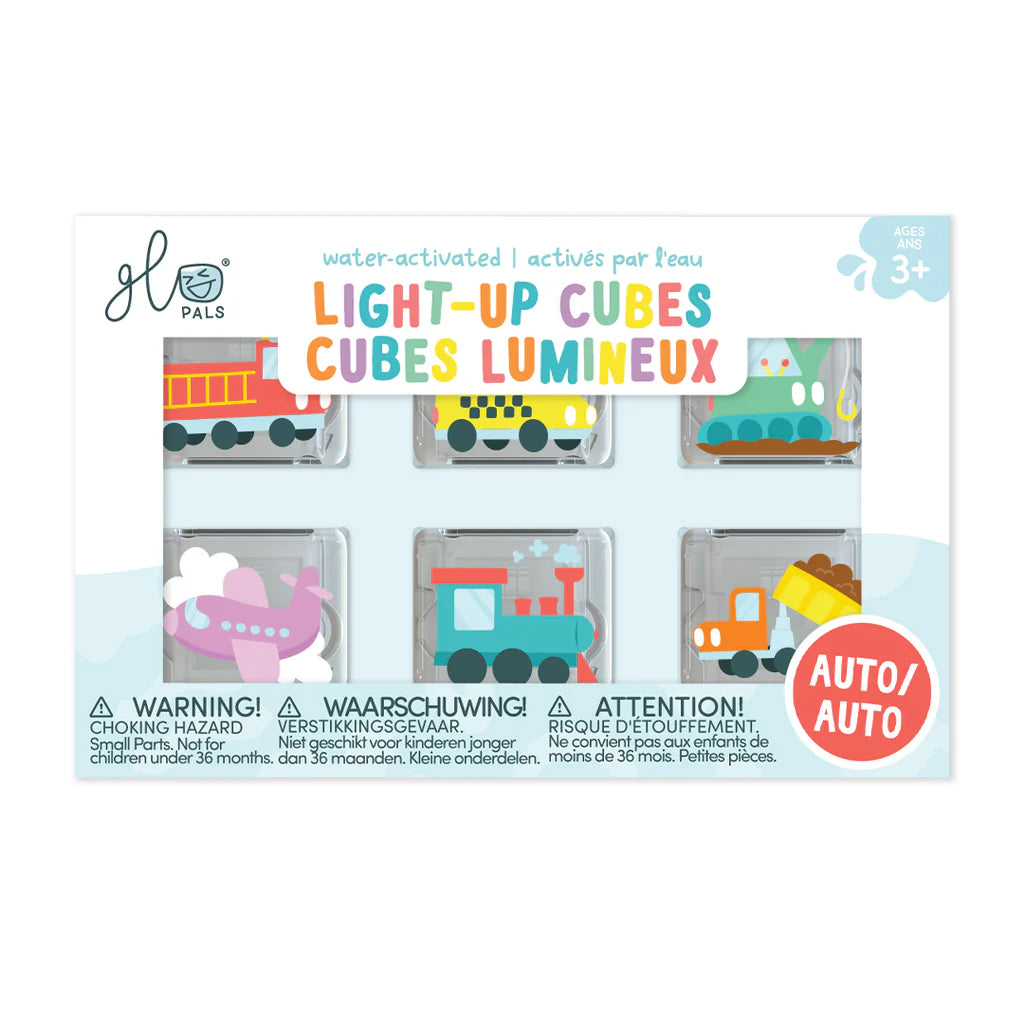 Glo Pals Auto Light-Up Cubes 6-pack - NEW