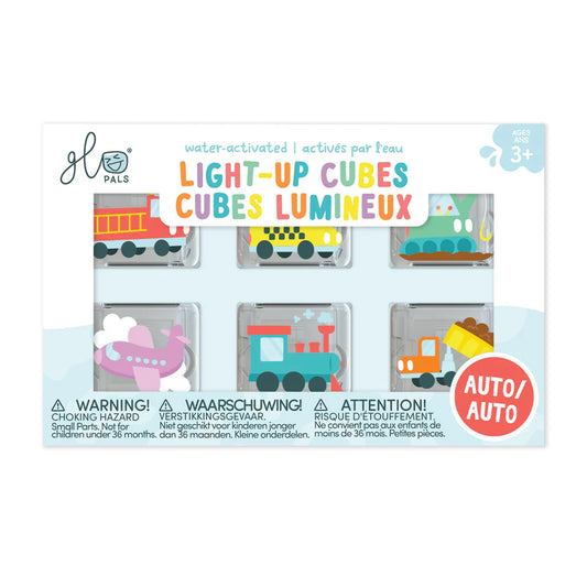 Glo Pals Auto Light-Up Cubes 6-pack - NEW