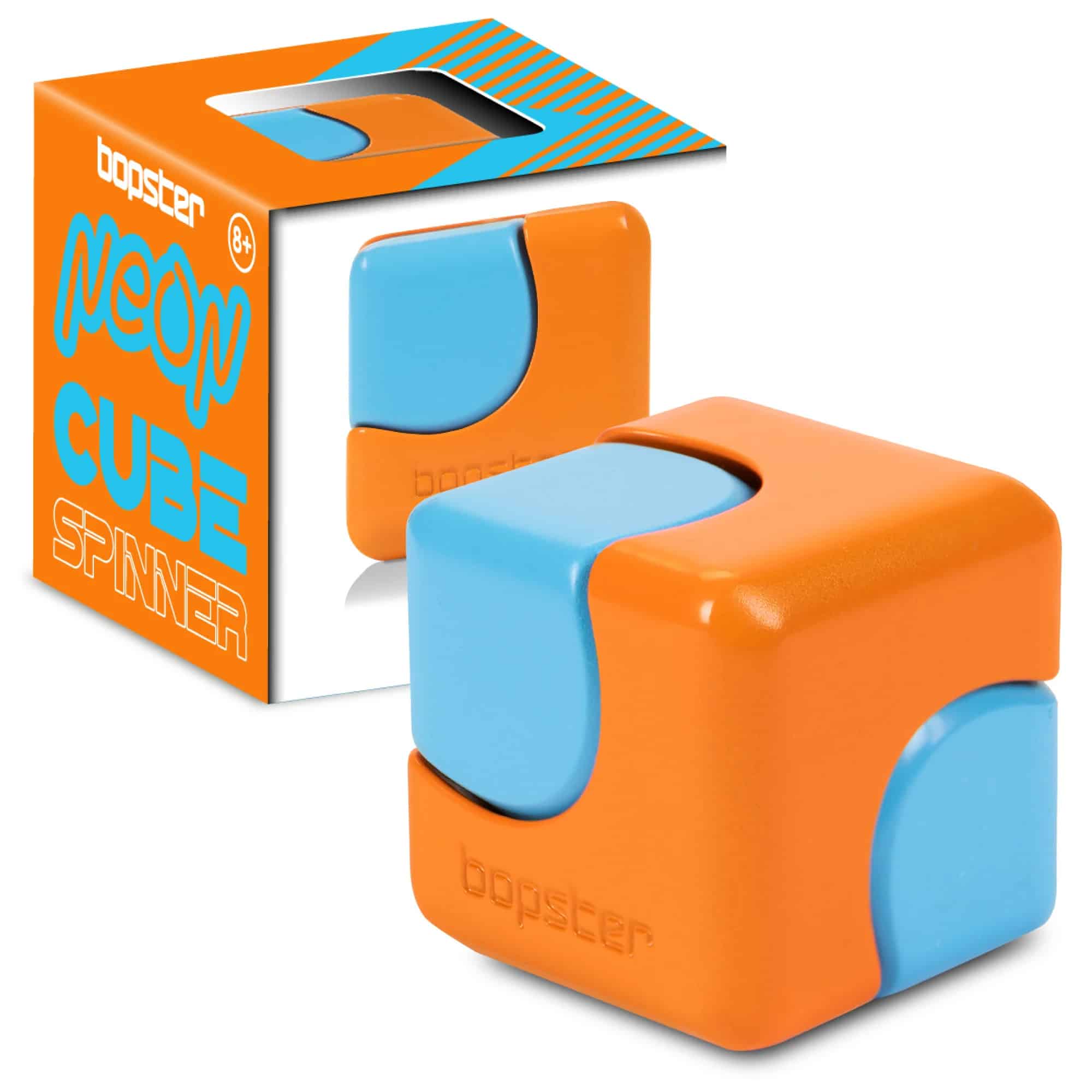 Metalen Bopster Cube Spinner NEON