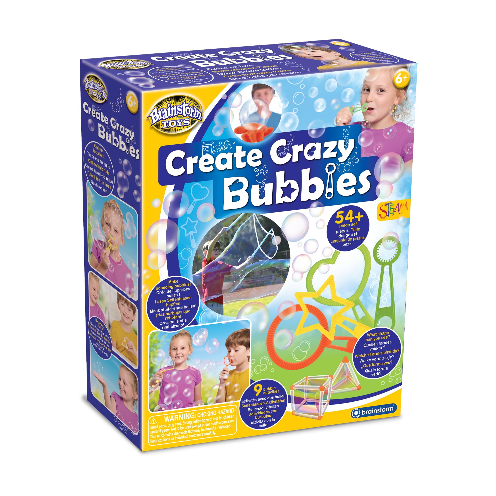 Brainstorm - Create Crazy Bubbles - Complete set bellenblaas