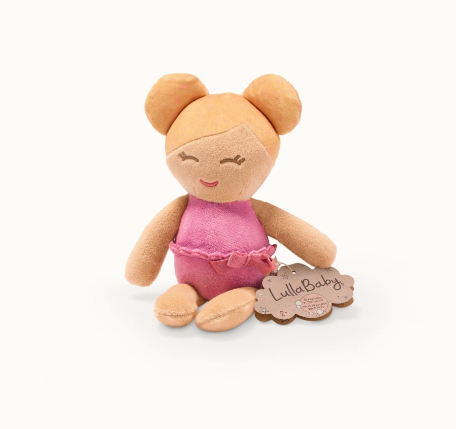Lullababy badpopje meisje blond haar 15cm