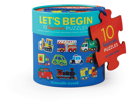 Crocodile Creek Let's Begin puzzel Voertuigen > 2 jaar