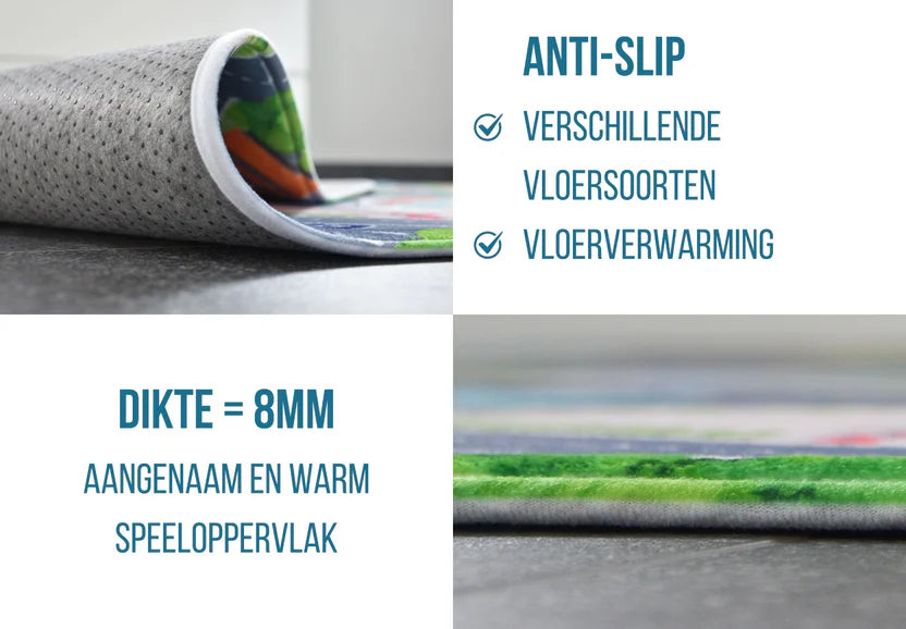 Mats & Joy Speelkleed - Thema City Auto (130x180cm) ALLEEN IN DE WINKEL