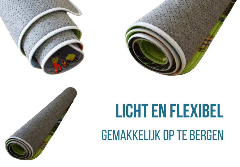 Mats & Joy Speelkleed - Thema City Auto (130x180cm) ALLEEN IN DE WINKEL