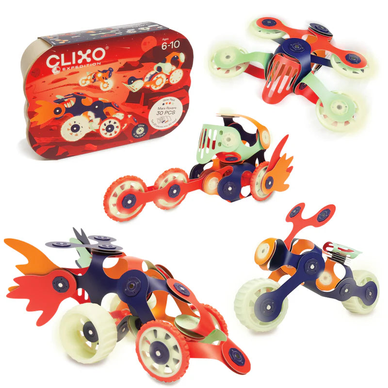 Clixo  Clixo Mars Rovers Magnetisch Bouwset 30 stuks