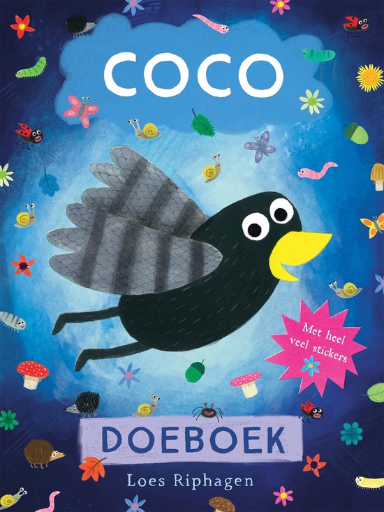 Coco kan het doeboek met stickers
