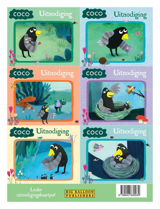 Coco kan het doeboek met stickers