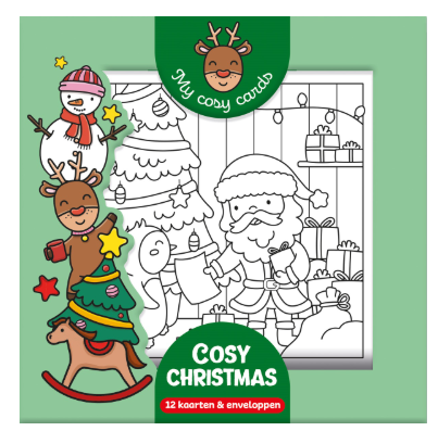 Cosy Christmas - kaartenbox 12 kaarten