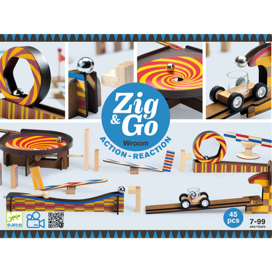 Djeco - Zig & Go - Kettingreactie - 45 stuks (DJ05643)