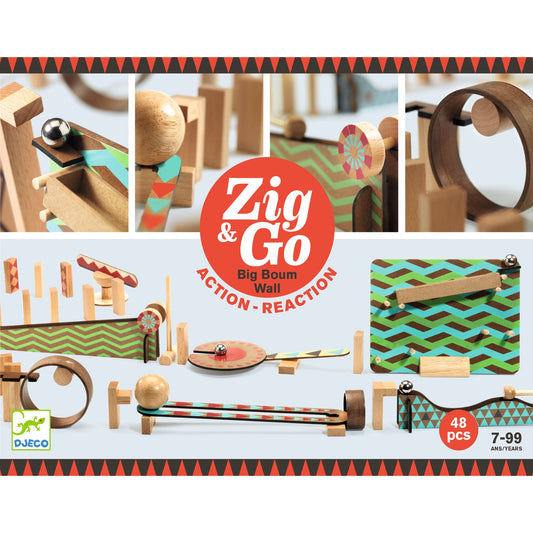 Djeco - Zig & Go - Kettingreactie - 48 stuks (DJ05644)