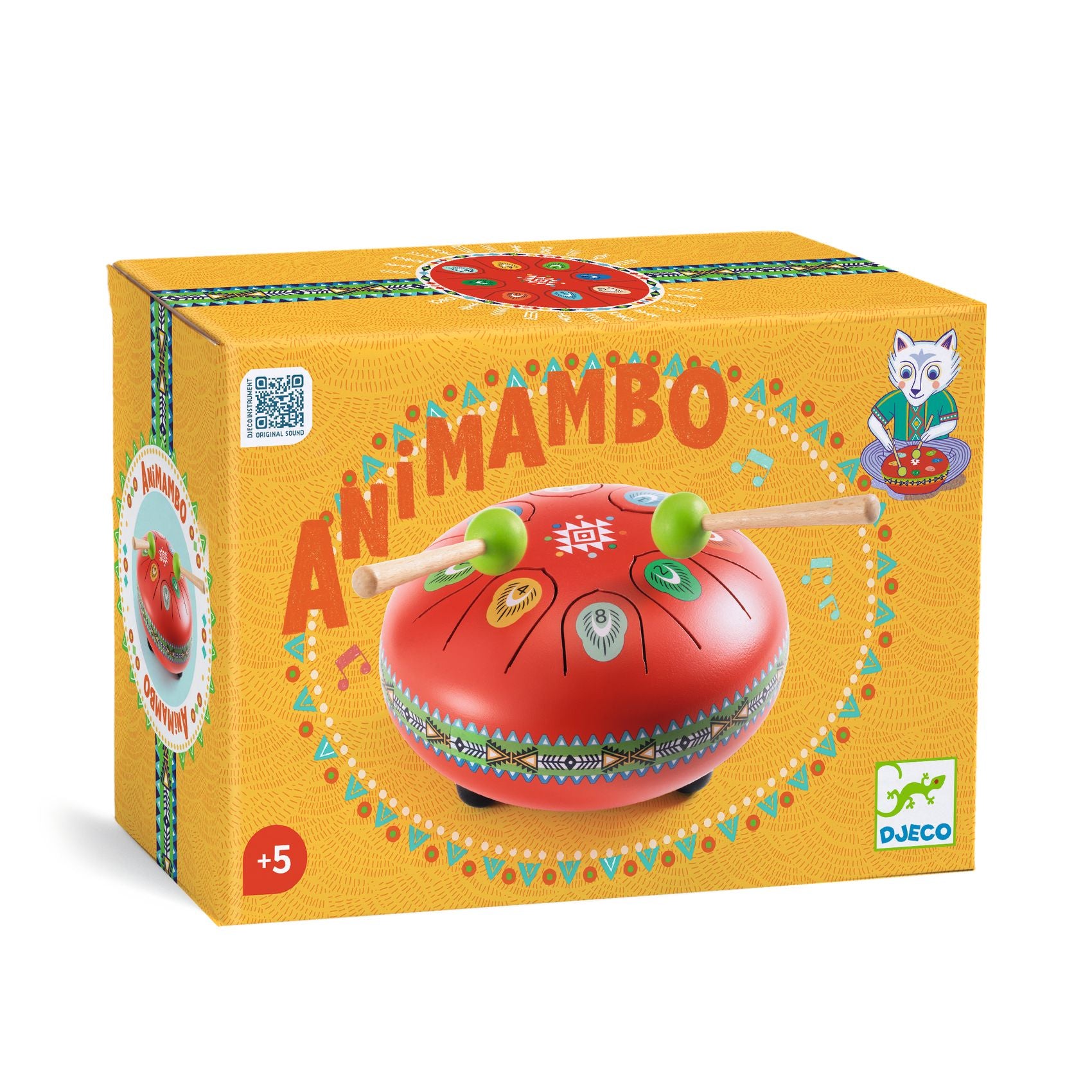 Djeco Animambo Metalen trommel