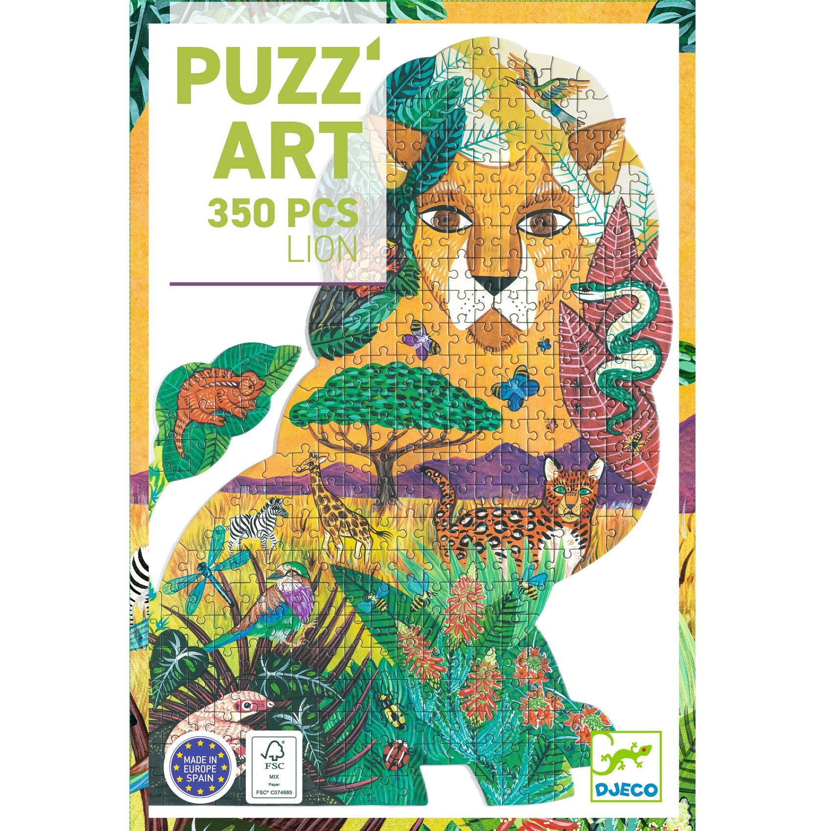 Djeco Puzzel - Leeuw - 350 stukjes (DJ07660)