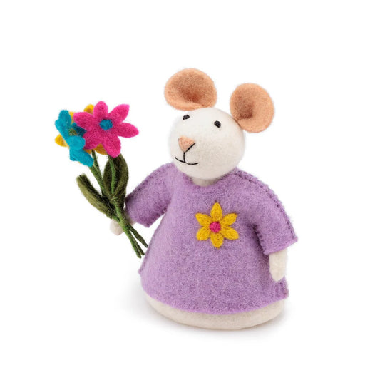 Sjaal met Verhaal Decoratie Muis Bloemenmuis