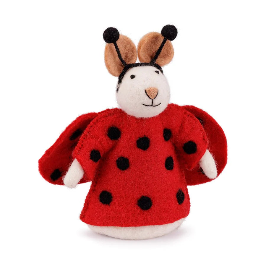 Sjaal met Verhaal Wolvilten Muis Lieveheersbeestje