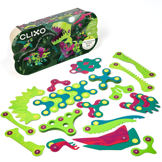 Clixo Dino Adventure Magnetisch Bouwset 36 stuks