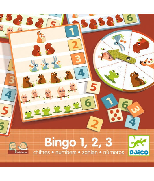 Djeco - Bingo 1, 2, 3 > 4 tot 6 jaar