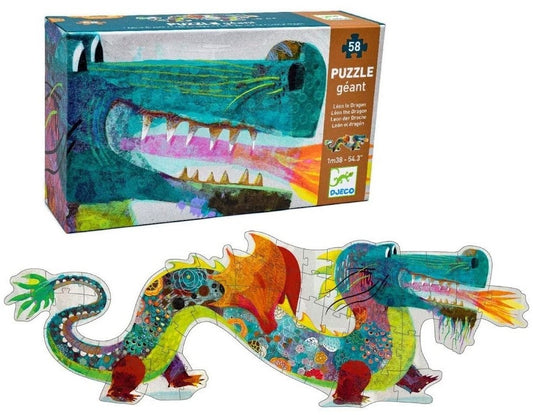 Djeco vloerpuzzel leon de draak (58st)