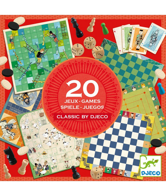 Djeco 20 klassieke bordspellen> 6 jaar