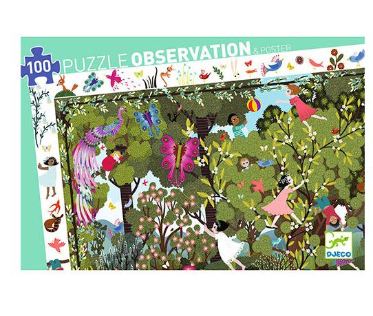 Djeco Observatie Puzzel Spelen In De Tuin (100 st.) > 5 jaar