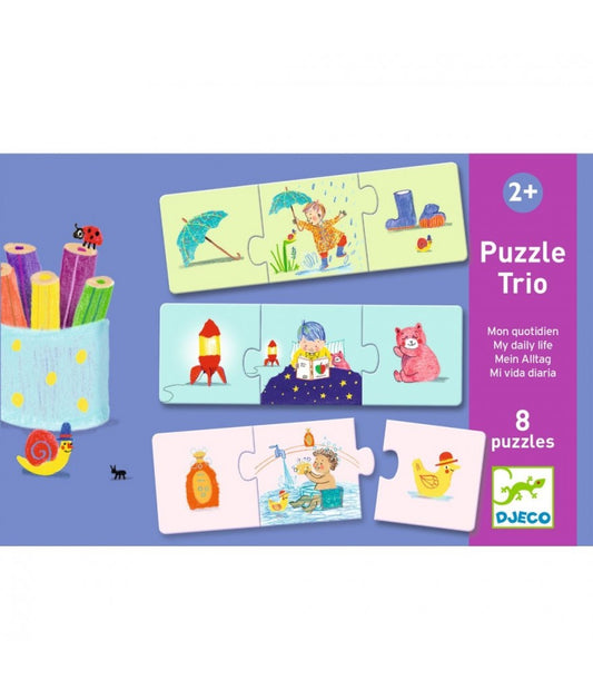 Djeco Trio Puzzel - Combinatiepuzzel