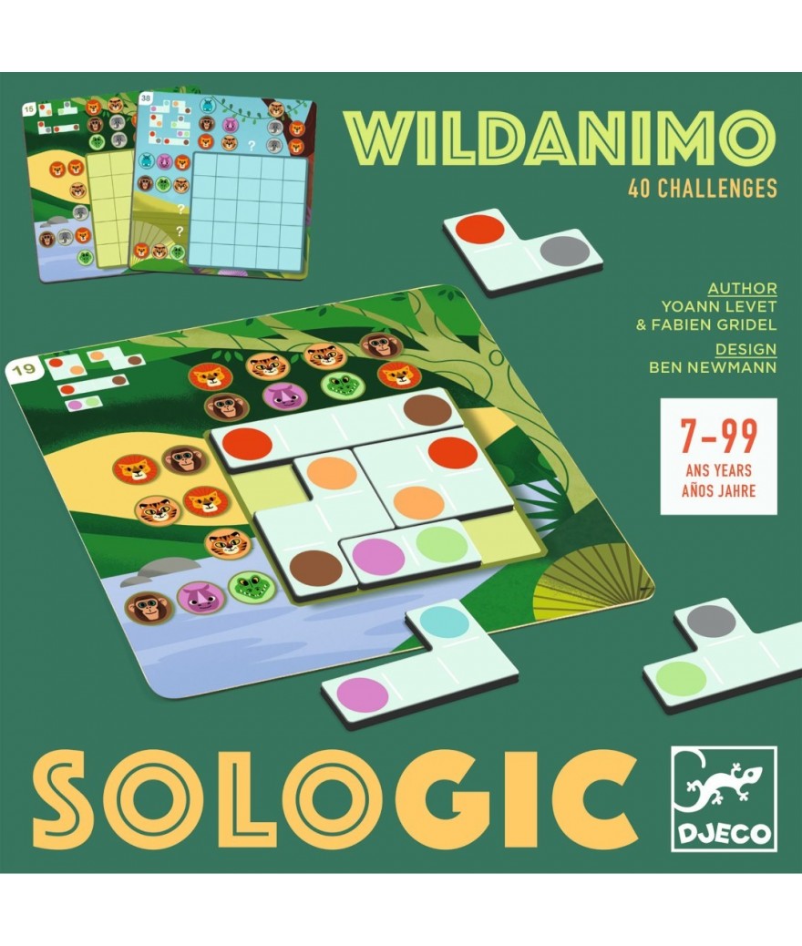 Djeco logicaspel sologic - wildanimo > 7 jaar