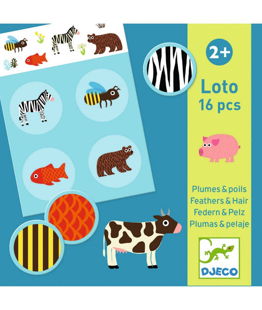 Djeco lottospel Veren en haar - 2 jaar